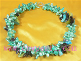 wholesale twisted pearl necklace with amethyst