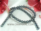 fashion 7-8mm dark color potato freshwater pearl strand