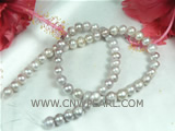execellent quality of 7-8mm argentate color potato pearl strand