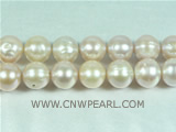 11-12mm pink potato freshwater pearl strand at exceptional price