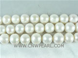 wholesale 12mm natural white potato freshwater pearl strand