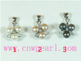 4.5-5mm cultured pearl pendant with 18K GP mounting
