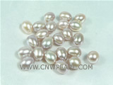 100PCS 6*8mm AAA purple rice-shape freshwater loose pearl on sal