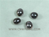 100PCS 6*8mm AAA dark blue rice-shape freshwater loose pearl on