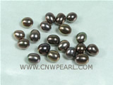 ornate 100PCS 6*8mm AAA rice-shape freshwater loose pearl