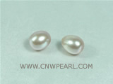 50PCS 9*10mm AAA purple rice shape freshwater loose pearl on sal