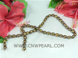 fashion 5-6mm dye rice freshwater pearl strand