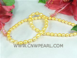 excellent quality of 5-6mm maize color rice pearl strand