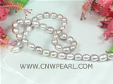 7-8mm purple rice pearl strand at exceptional prices