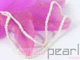beautiful 2.5-3mm white seed freshwater pearl strand