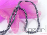 wholesale 3.5-4mm peacock blue seed freshwater pearl strand from