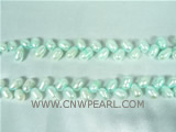 6-7mm azury wheat freshwater pearl strand at a factory price