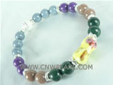 8mm colorful gemstone bracelet of Chinese Zodiac