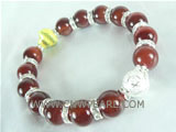 precious 12mm red agate bracelet with Chinese Zodiac