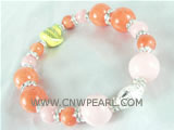 wholesale 7.5" colorful Chinese gemstone bracelet