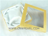 wholesale 30pcs yellow 9*9cm square sheer trinket bracelet boxes