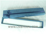 21pcs blue 4cm*23cm oblong trinket necklace boxes on wholesale