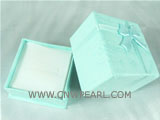wholesale 24pcs 4cm*4cm green cardboard ring box
