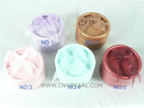 wholesale 24pcs pink 5cm*2cm round trinket ring boxes