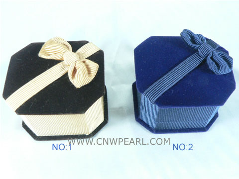 20pcs blue 6cm*6.5cm velvet oblong trinket boxes