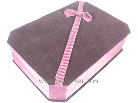 10pcs red 13cm*18cm*5cm velvet cuboid trinket boxes