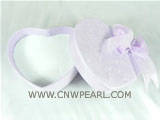 40pcs 8cm*6.5cm heart shaped trinket jewelry set boxes