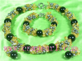 wholesale rice shaped pearl necklace set