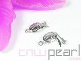 5pcs high quality sterling silver 17mm fish hook necklace clasps