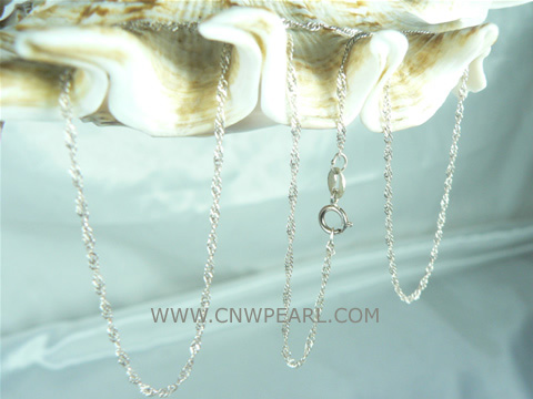 beautiful 925 sterling silver chain for pearl pendants