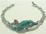 wholesale 925 silver bracelet with complex design