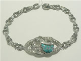 925 silver bracelet with streamer pattern on wholesale