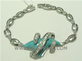 925 sterling silver bracelet with starfish pattern on wholesale