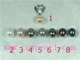6*8mm rice freshwater pearl pendant