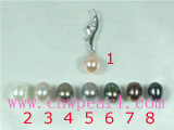 6*8mm cultured pearl pendant wholesale