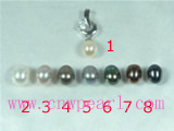 6*8mm freshwater pearl pendant wholesale