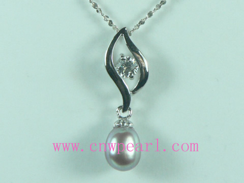 6*8mm cultured pearl pendant on sale