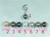 5*8mm rice cultured pearl pendant