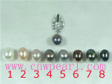 5*7mm rice pearl pendant