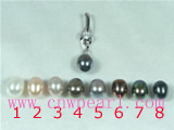 5*7mm cultured pearl pendant wholesale