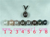 5*7mm pearl pendant with different colors
