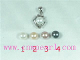 5-6mm bread freshwater pearl pendant