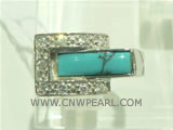 fashionable 925 silver ring with special pattern on wholesale