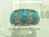 wholesale 925 silver ring with saw-toothed pattern