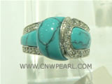 individual 925 silver ring with complex pattern on wholesale