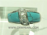 925 silver ring with carved pattern on wholesale
