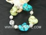 wholesale irregular shape turquoise bracelet