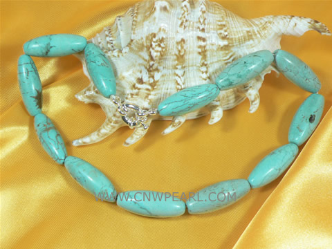 wholesale blue turquoise necklace from China