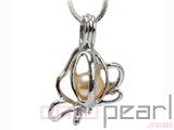 10pcs 18KGP wish pearl pendants (cages) in charming design