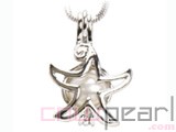 10pcs 18KGP wish pearl pendants (cages) in spook design